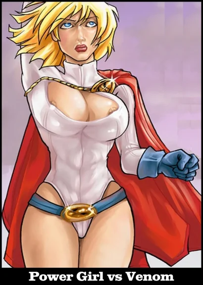 Power Girl vs Venom Power Girl vs Venom