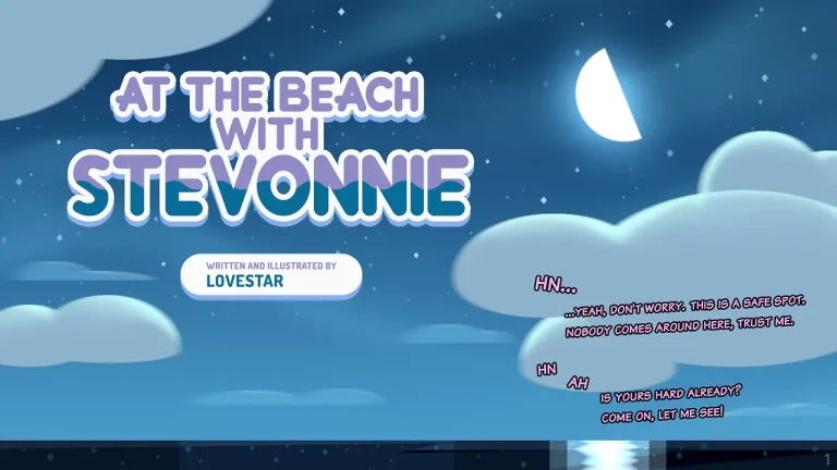 At The Beach With Stevonnie At The Beach With Stevonnie