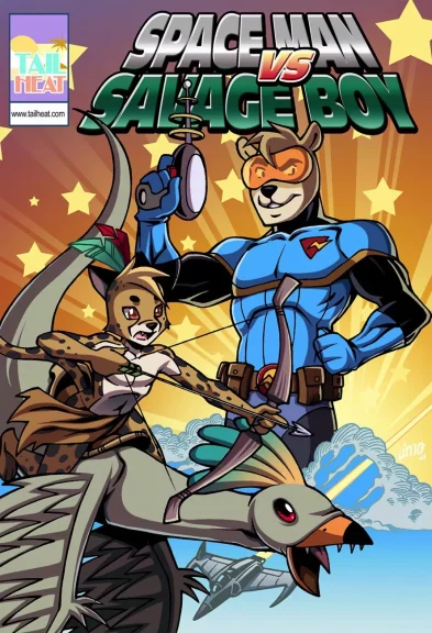 Space Man vs Savage Boy