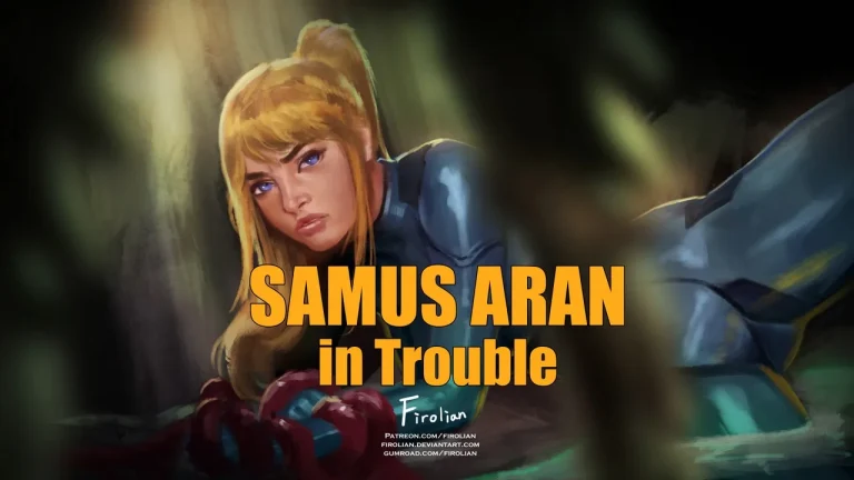 Samus Aran In Trouble