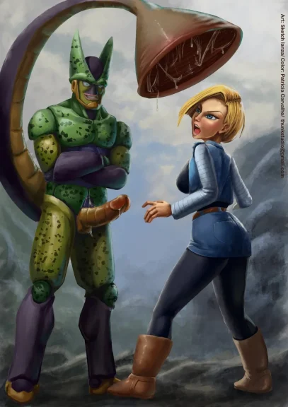 Cell Absorbs Android 18 Cell Absorbs Android 18