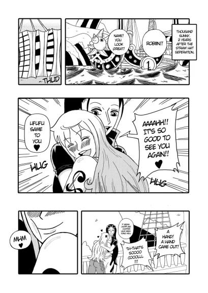 Robin x Nami – Reunion On The Thousand Sunny Robin x Nami - Reunion On The Thousand Sunny