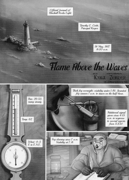 Flame Above The Waves