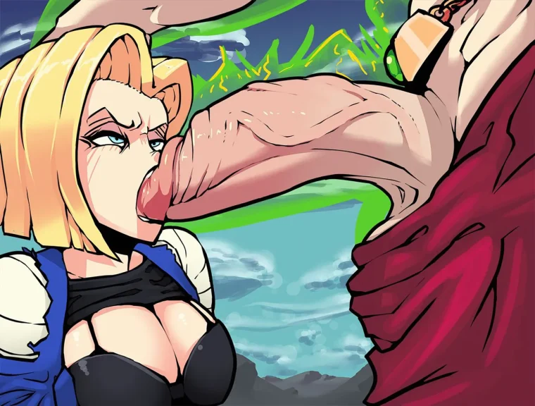 Broly x Android 18 Broly x Android 18