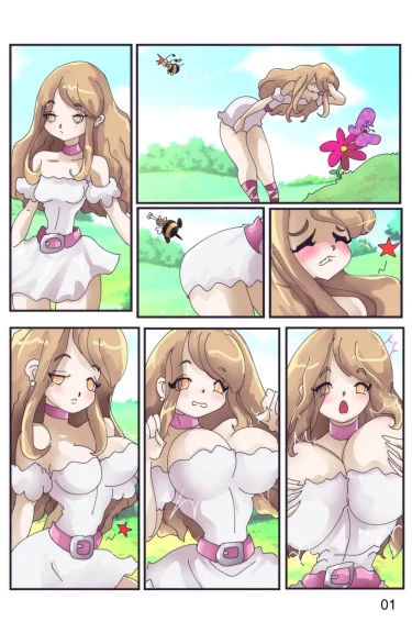 Girl In The Beauty Of Nature
