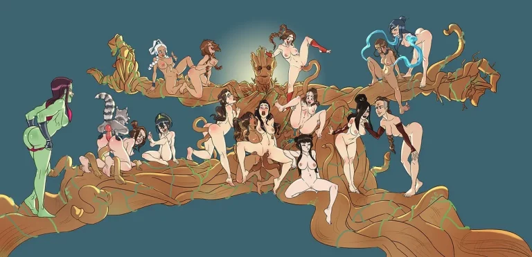 Groot And Avatar Girls